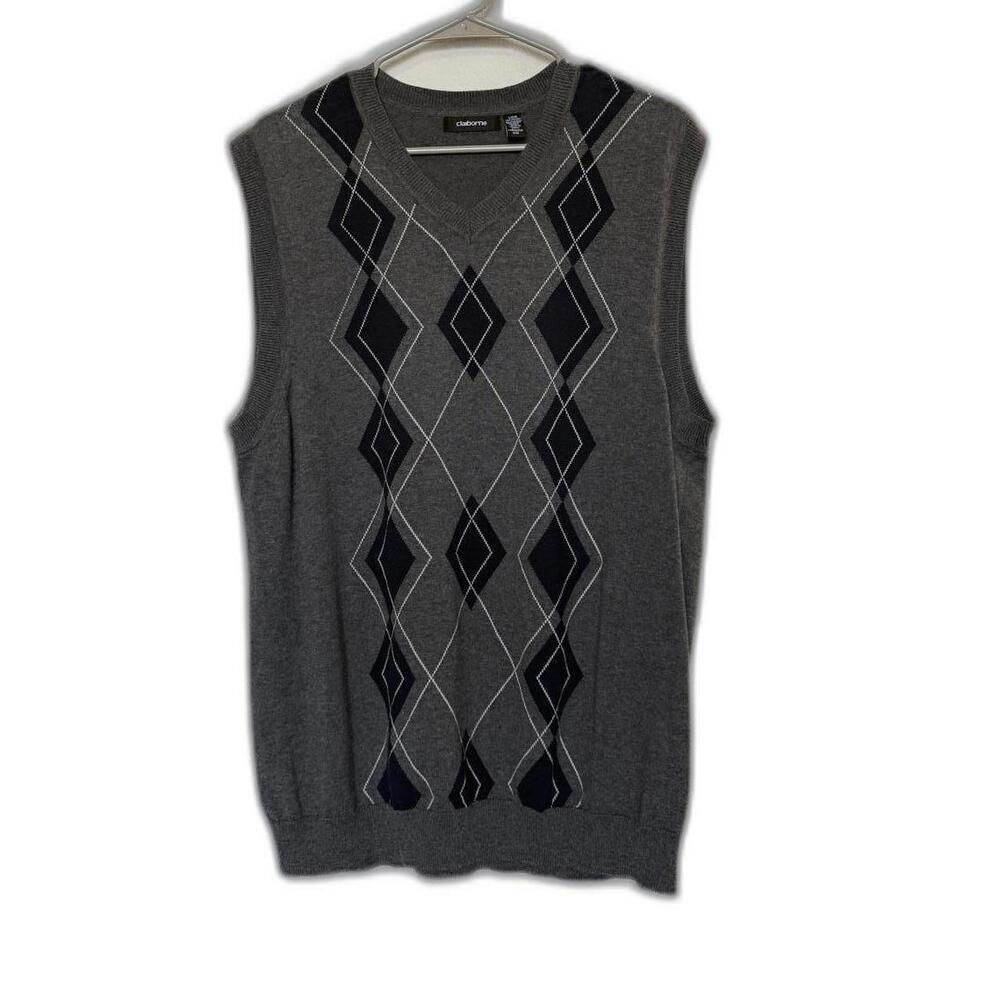 Vintage Y2K Preppy Argyle Sweater Vest‎